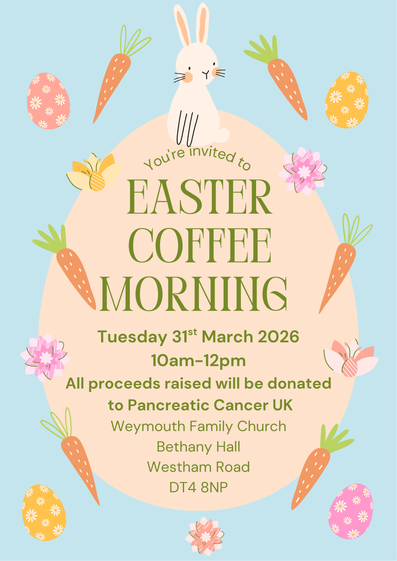 Coffee morning in aid of Pancreatic Cancer UK